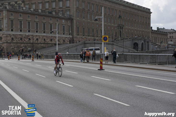 Bild från Velothon Stockholm 2015 - Slottet