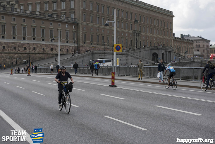 Bild från Velothon Stockholm 2015 - Slottet