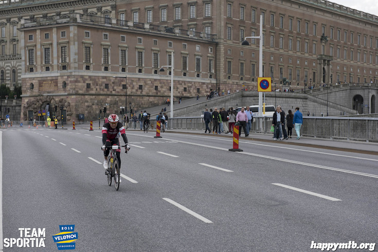Bild från Velothon Stockholm 2015 - Slottet
