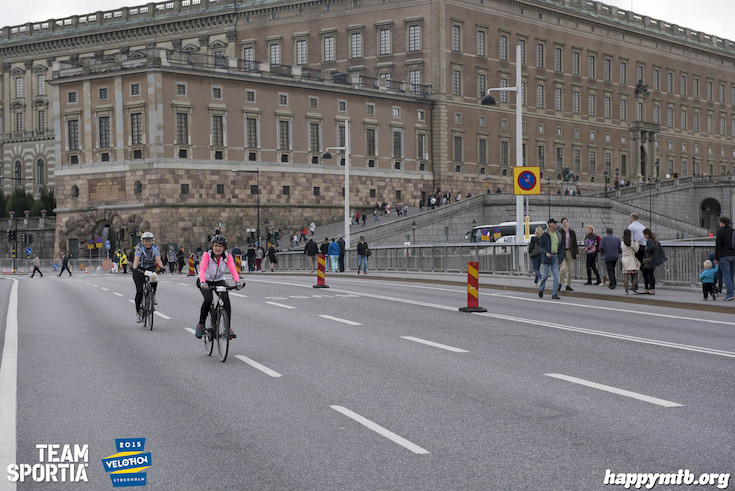 Bild från Velothon Stockholm 2015 - Slottet