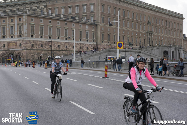 Bild från Velothon Stockholm 2015 - Slottet