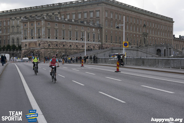 Bild från Velothon Stockholm 2015 - Slottet