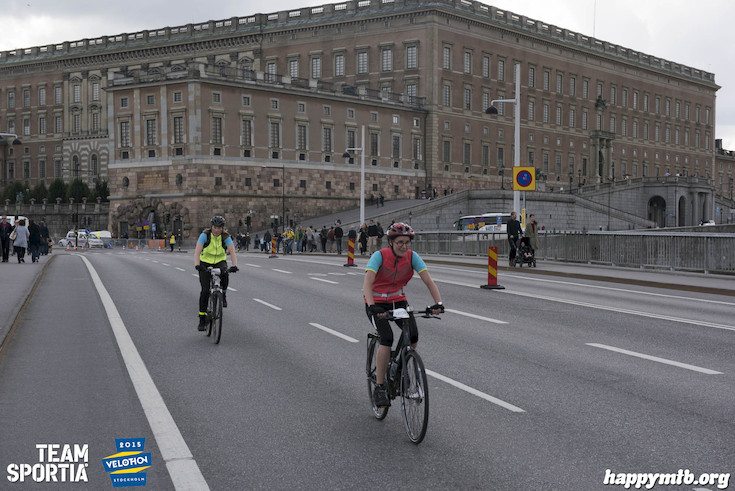 Bild från Velothon Stockholm 2015 - Slottet