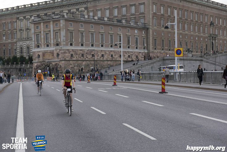 Bild från Velothon Stockholm 2015 - Slottet