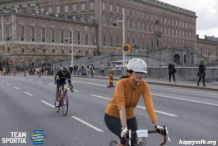Bild från Velothon Stockholm 2015 - Slottet