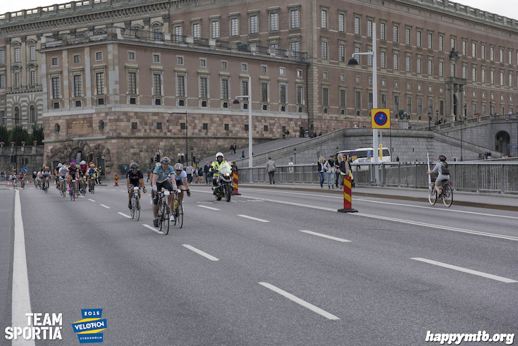 Bild från Velothon Stockholm 2015 - Slottet