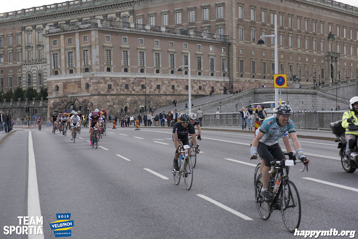 Bild från Velothon Stockholm 2015 - Slottet