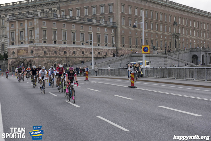 Bild från Velothon Stockholm 2015 - Slottet
