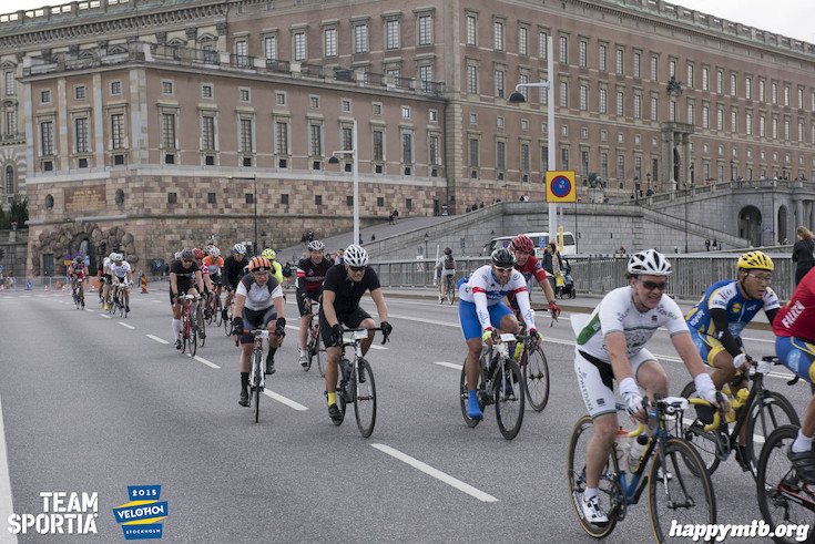 Bild från Velothon Stockholm 2015 - Slottet