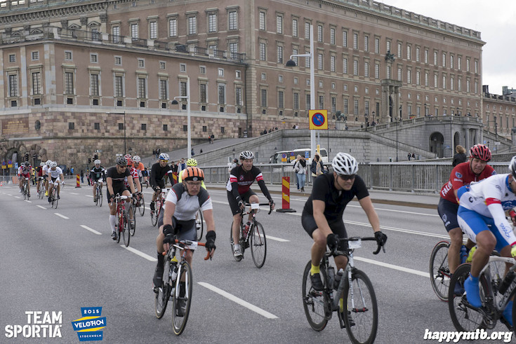 Bild från Velothon Stockholm 2015 - Slottet