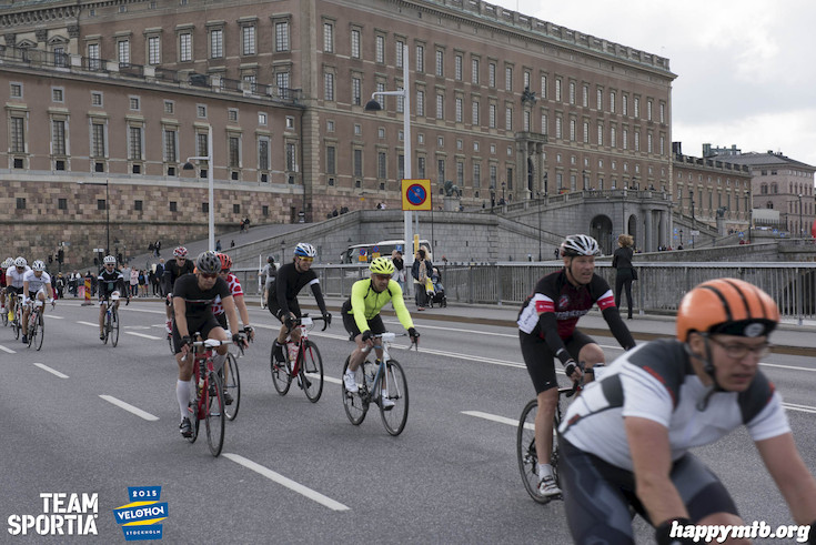 Bild från Velothon Stockholm 2015 - Slottet