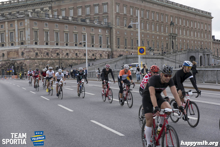 Bild från Velothon Stockholm 2015 - Slottet