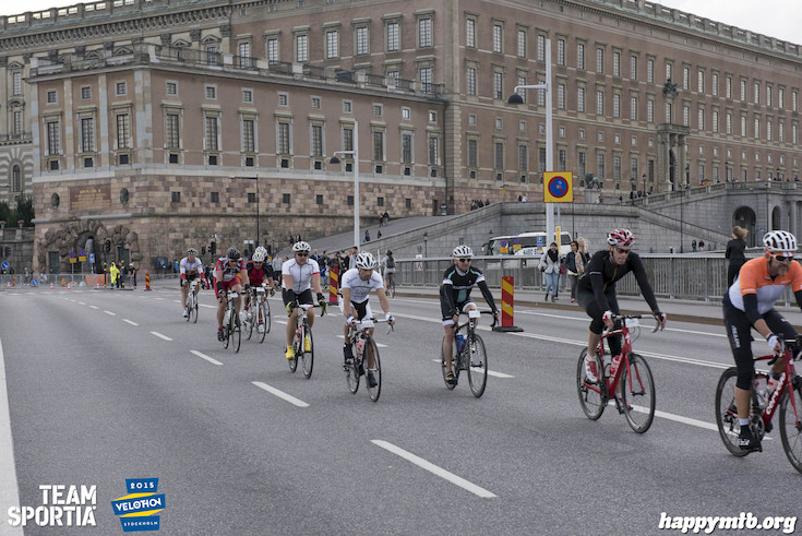Bild från Velothon Stockholm 2015 - Slottet