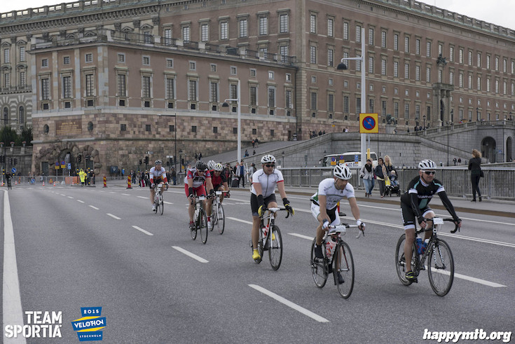 Bild från Velothon Stockholm 2015 - Slottet