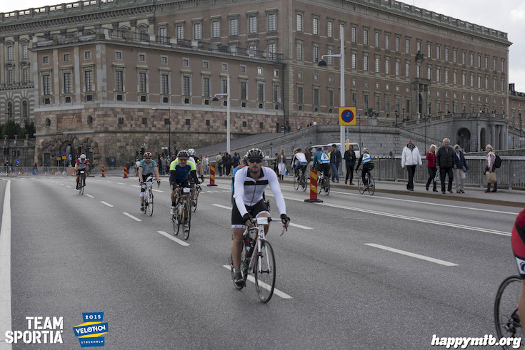 Bild från Velothon Stockholm 2015 - Slottet