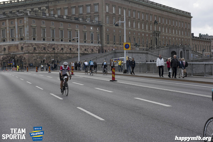 Bild från Velothon Stockholm 2015 - Slottet