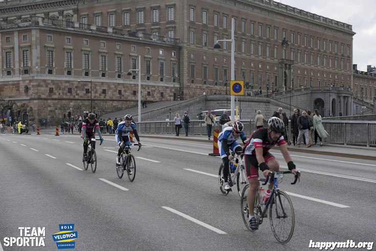 Bild från Velothon Stockholm 2015 - Slottet