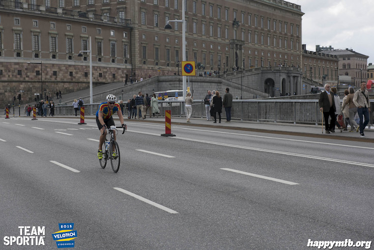 Bild från Velothon Stockholm 2015 - Slottet