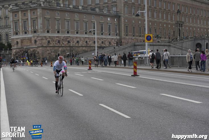 Bild från Velothon Stockholm 2015 - Slottet