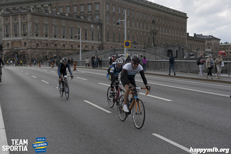 Bild från Velothon Stockholm 2015 - Slottet