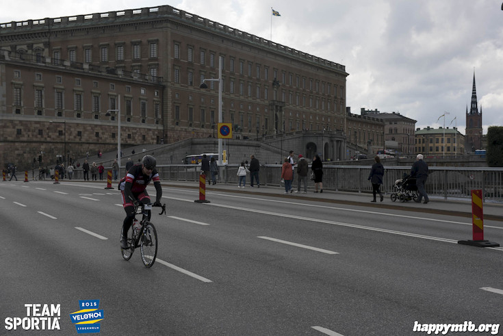 Bild från Velothon Stockholm 2015 - Slottet