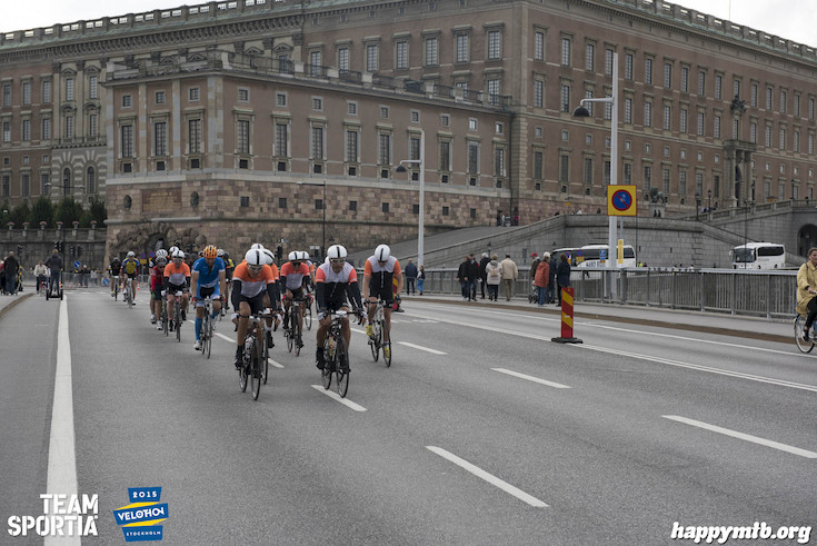 Bild från Velothon Stockholm 2015 - Slottet