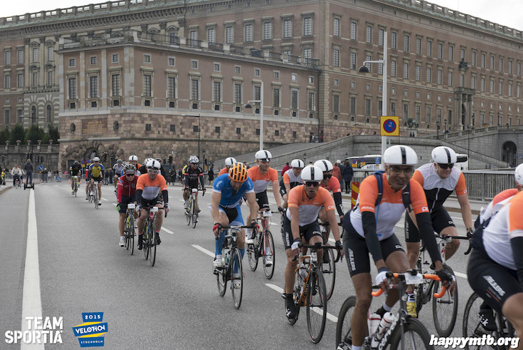 Bild från Velothon Stockholm 2015 - Slottet