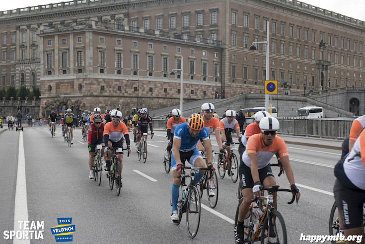 Bild från Velothon Stockholm 2015 - Slottet