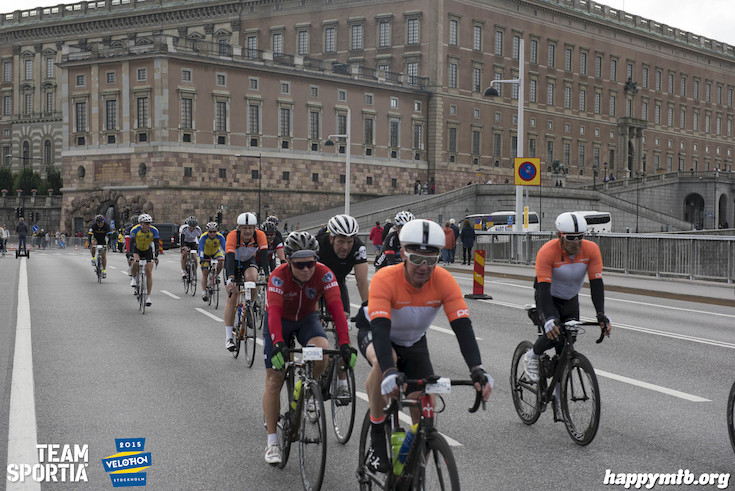 Bild från Velothon Stockholm 2015 - Slottet