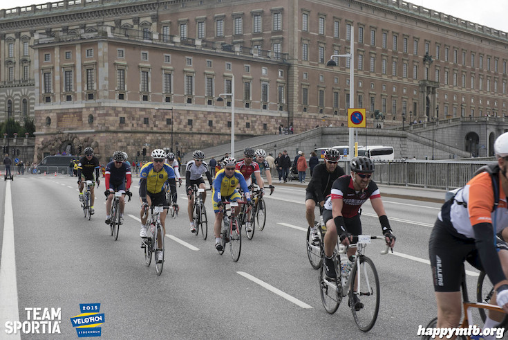Bild från Velothon Stockholm 2015 - Slottet