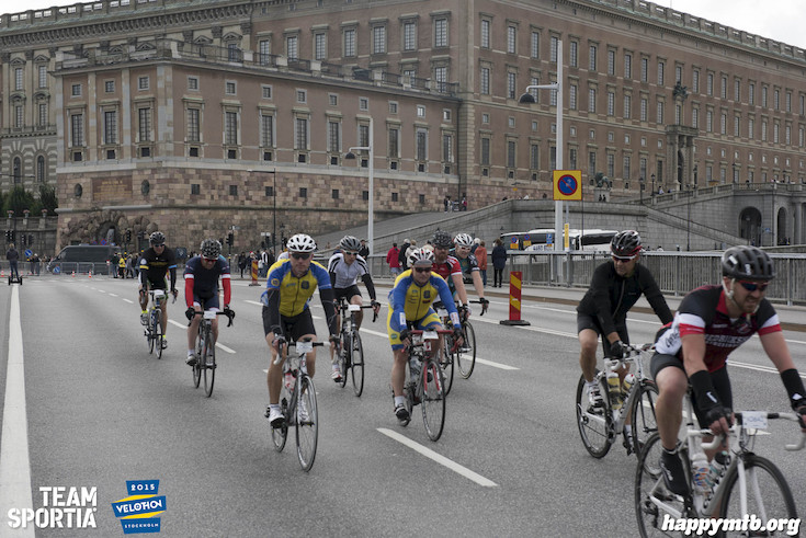 Bild från Velothon Stockholm 2015 - Slottet