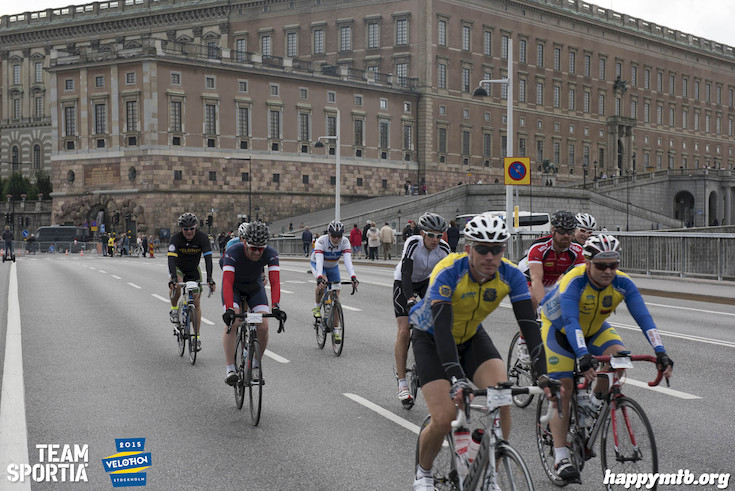 Bild från Velothon Stockholm 2015 - Slottet