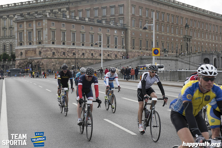 Bild från Velothon Stockholm 2015 - Slottet