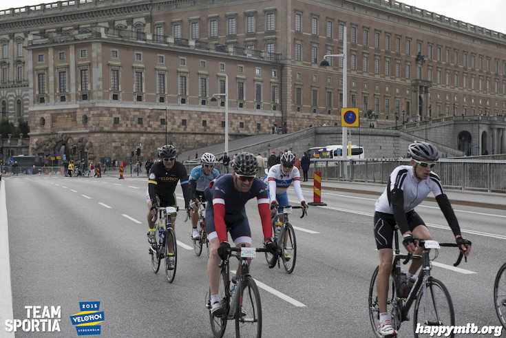 Bild från Velothon Stockholm 2015 - Slottet