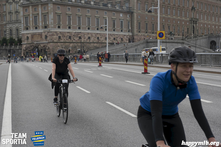 Bild från Velothon Stockholm 2015 - Slottet