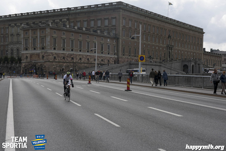 Bild från Velothon Stockholm 2015 - Slottet