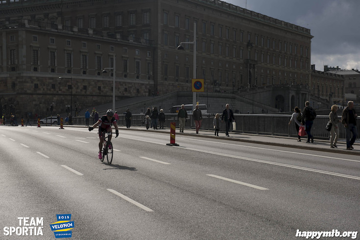 Bild från Velothon Stockholm 2015 - Slottet