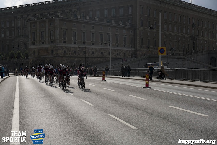 Bild från Velothon Stockholm 2015 - Slottet