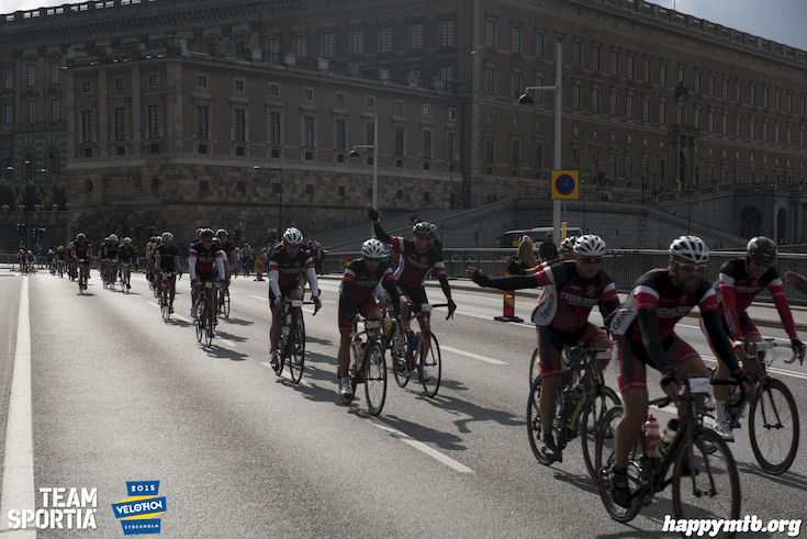 Bild från Velothon Stockholm 2015 - Slottet