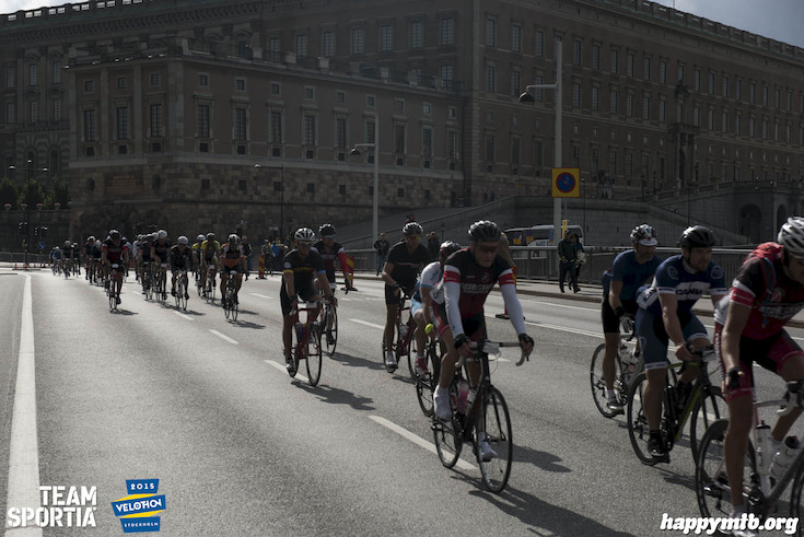 Bild från Velothon Stockholm 2015 - Slottet