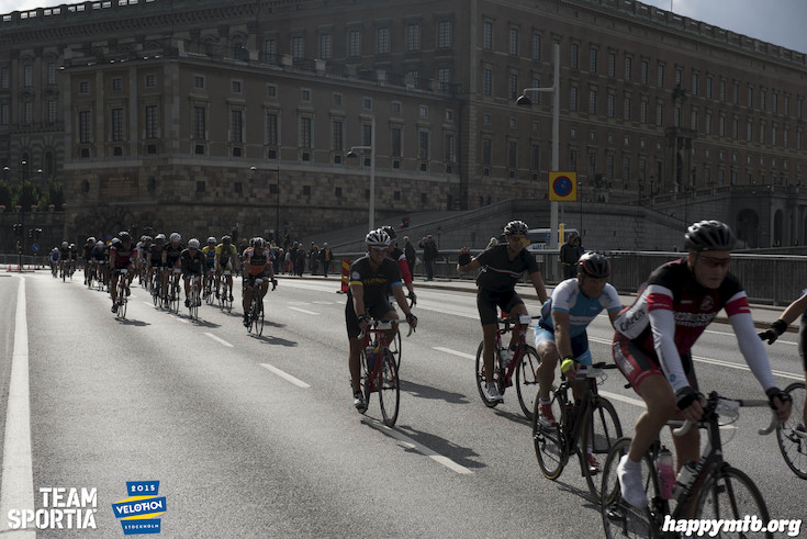 Bild från Velothon Stockholm 2015 - Slottet