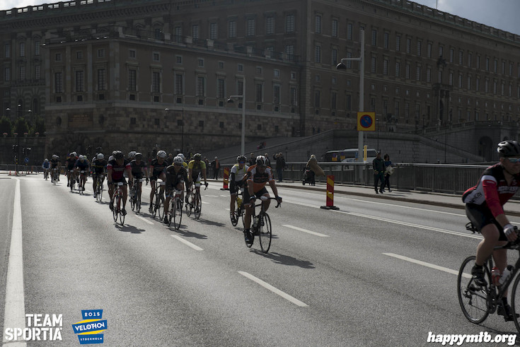 Bild från Velothon Stockholm 2015 - Slottet