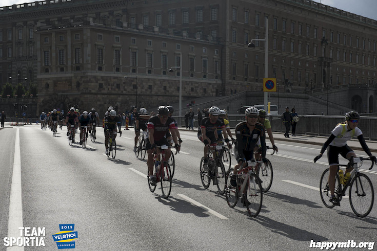 Bild från Velothon Stockholm 2015 - Slottet
