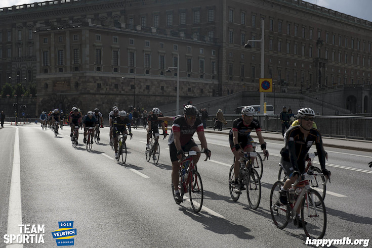 Bild från Velothon Stockholm 2015 - Slottet