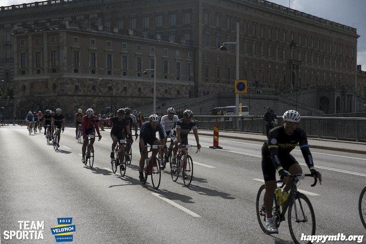 Bild från Velothon Stockholm 2015 - Slottet