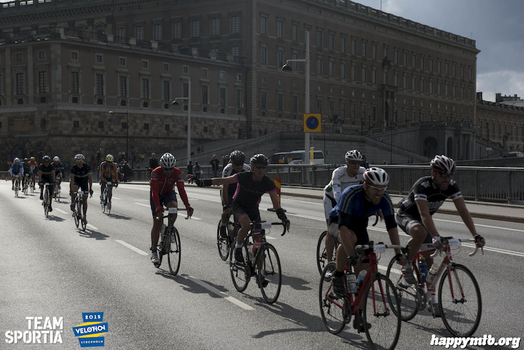 Bild från Velothon Stockholm 2015 - Slottet