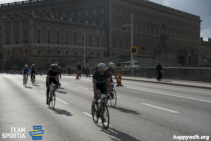 Bild från Velothon Stockholm 2015 - Slottet