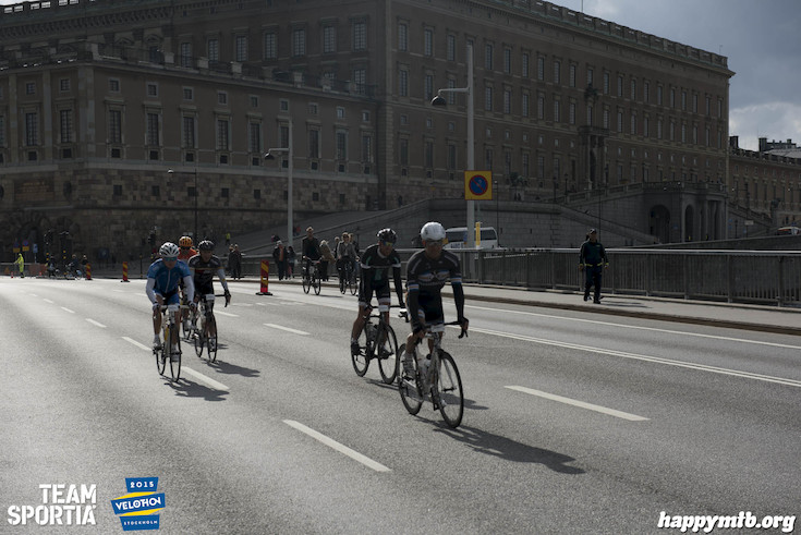 Bild från Velothon Stockholm 2015 - Slottet