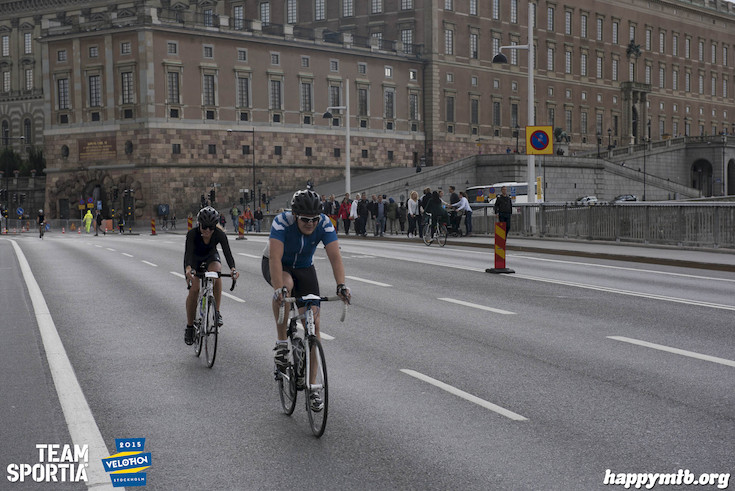 Bild från Velothon Stockholm 2015 - Slottet