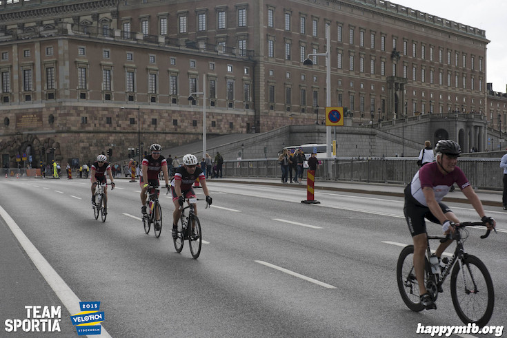 Bild från Velothon Stockholm 2015 - Slottet